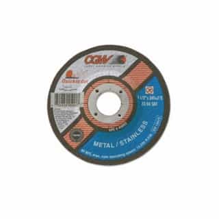 CGW Abrasives 7-in Quickie Cut Depressed Center Cutting Wheel, 60 Grit, Zirconia and Aluminum Oxide