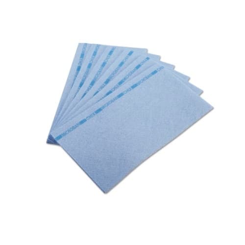 Chix Blue/Blue Reusable Foodservice Towels w/ Microban 13X24