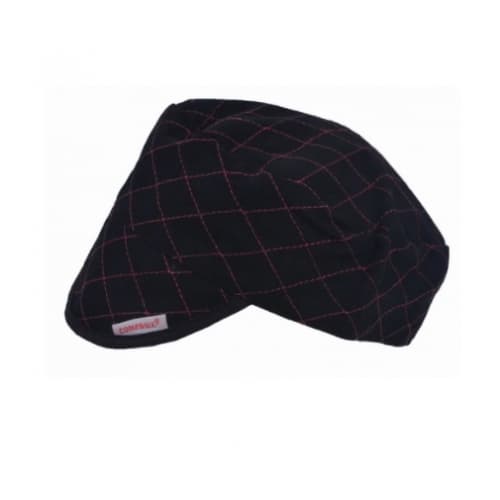 Quilted Welding Cap, Size 6-3/4, Black