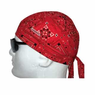 Comeaux Welding Do-Rag, One Size, Red Bandana
