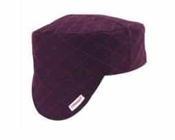 Comeaux Style 3000 Black Quilted Shop Caps, Size 7-1/8