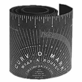 Gray Desired Length Wrap-Around Ruler