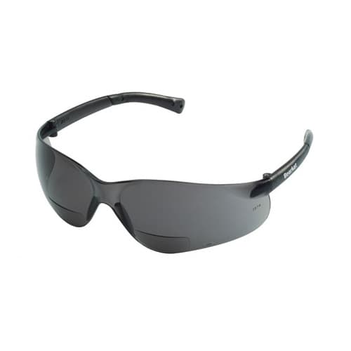 BearKat Magnifier Protective Eyewear, 2.0 Diopter, Gray