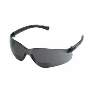 Crews BearKat Magnifier Protective Eyewear, 2.0 Diopter, Gray