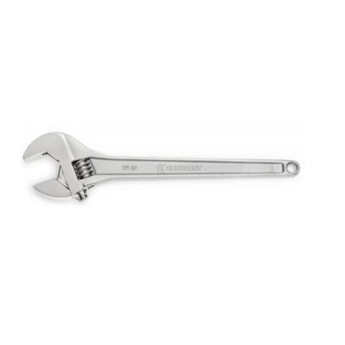 15-in Adjustable Wrench, Chrome