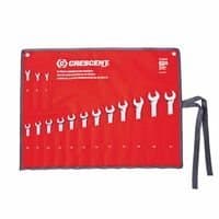 Crescent Heat Treated 15 Piece Metric Combination Wrench Sets