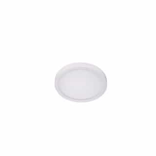 8-in 14W LED Round Ceiling Light, Dimmable, 720 lm, 120V, 3000K, White