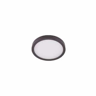 CyberTech 12-in 22W LED Round Ceiling Light, Dimmable, 1320 lm, 120V, 3000K, Bronze