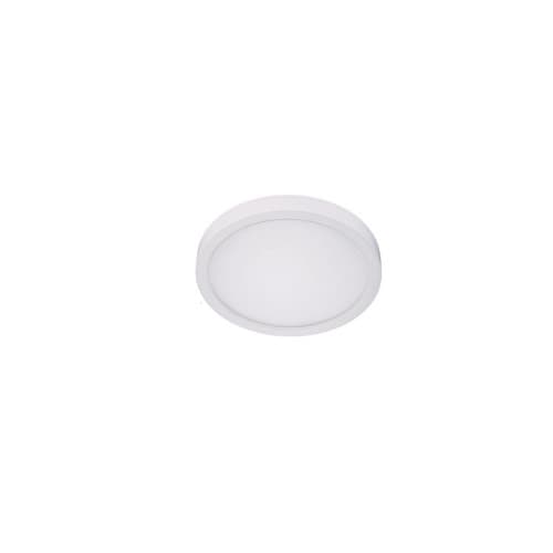 12-in 22W LED Round Ceiling Light, Dimmable, 1320 lm, 120V, 3000K, White