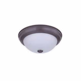 15-in 23W LED Ceiling Light, Dimmable, 1400 lm, 120V, 3000K, Bronze