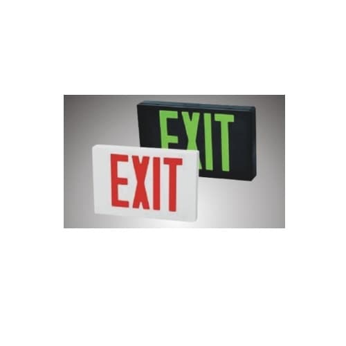 3.6W LED Exit Sign, Red Letters