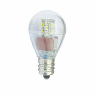 1W LED S11 Refrigerator Lightbulb, E12 Base, 60 lm, 120V, 2700K