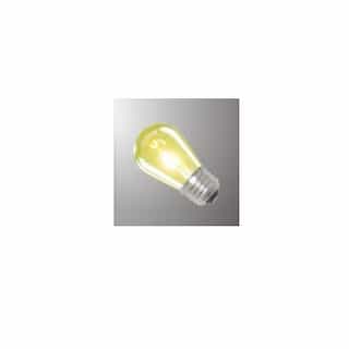 2W LED S14 Filament Bulb, E26, 160 lm, 120V, 2200K