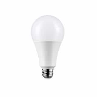 CyberTech 26W LED A23 Bulb, Dimmable, E26, 3005 lm, 120V, 5000K