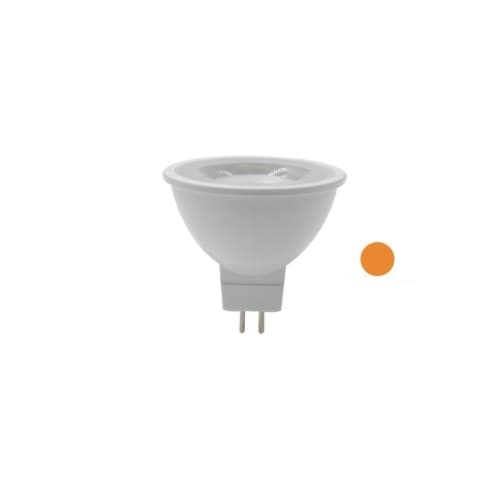 3W LED MR16 Bulb, GU5.3, 12V, Amber