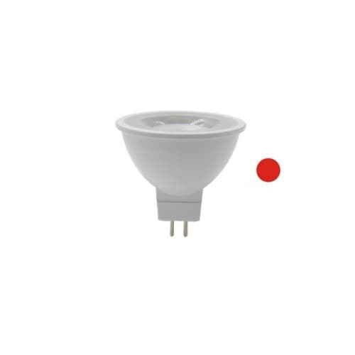 3W LED MR16 Bulb, GU5.3, 12V, Red