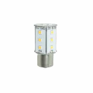 4W LED Tower Lamp, 25W Inc. Retrofit, BA15s Base, 200 lm, 3000K
