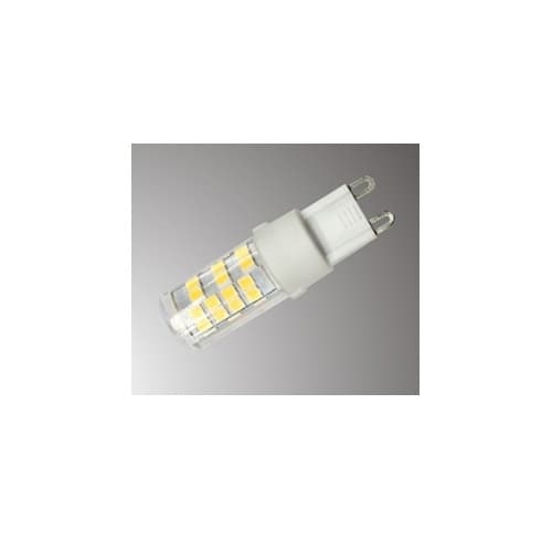 4.5W LED G9 Bulb, Dimmable, G9, Omni, 500 lm, 120V, 3000K