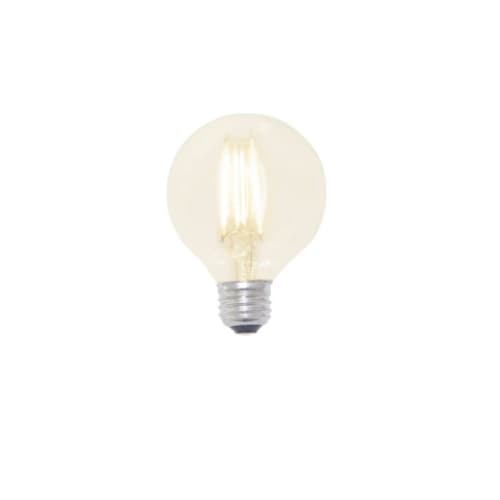 5.5W LED Globe Lamp, 60W Inc. Retrofit, Dimmable, E26, 500 lm, 2700K