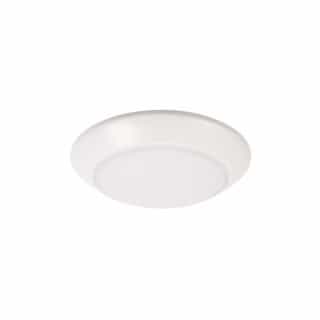 CyberTech 4-in 10W LED Surface Mount Disk Light, Dimmable, 647 lm, 120V, 3000K, White