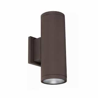 CyberTech 30W LED Cylinder Wall Sconce, 2000 lm, 3000K, Bronze