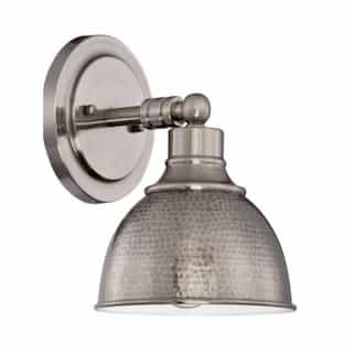 Timarron Wall Sconce Fixture w/o Bulb, 1 Light, E26, Antique Nickel