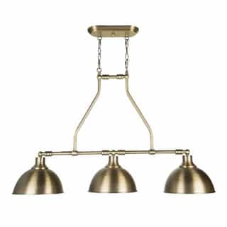 Craftmade Timarron Island Pendant Light w/o Bulbs, 3 Lights, E26, Legacy Brass