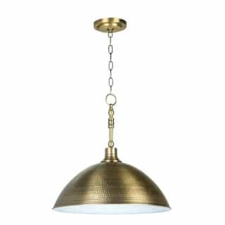 Timarron Large Pendant Light w/o Bulb, 1 Light, E26, Legacy Brass