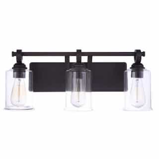 Romero Vanity Light Fixture w/o Bulbs, 3 Lights, E26, Espresso
