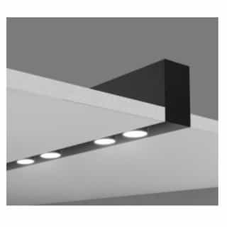 80W Construct Trimless Recessed Mount Kits, Black 