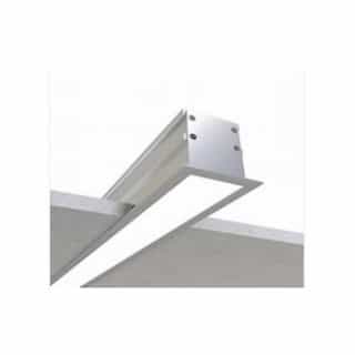320W Construct Trimless Recessed Mount Kits, White, Rectangle Shape.