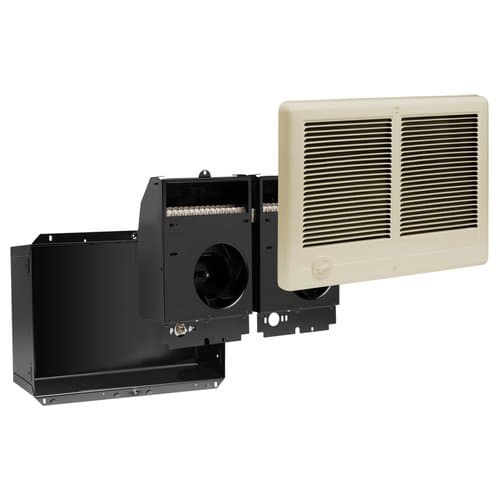 Almond, 4000W at 240V Com-Pak Twin Wall Heater Complete Unit w/ Thermostat