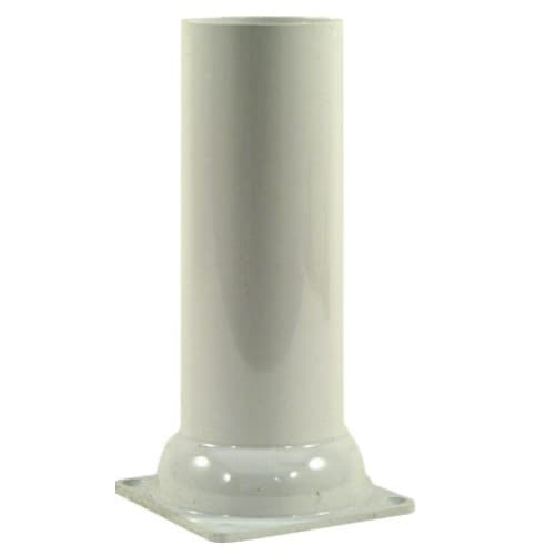 9-in x 4.33-in Pier Mount for Post Top Light, White