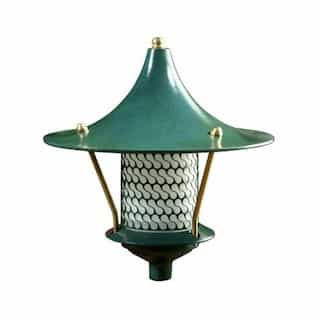 Dabmar 6W 10" Flair Top LED Pagoda Light, 3000K, Green