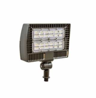 Dabmar 50W Slim LED Flood Light w/ Swivel, 150W HID Retrofit, 5500 lm, 5000K, Bronze
