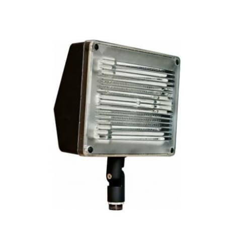 15W Outdoor LED Flood Light, 2-Pin LED PL, .5-in NPT, 4500K, Black