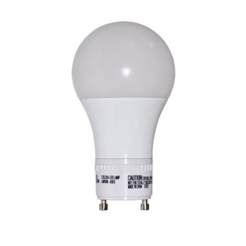 Dabmar 9W LED A19 Bulb, Dimmable, GU24, 800 lm, 120V, 3000K