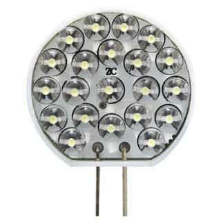 Dabmar 1W LED JC Bulb, G4, 2-Pin, 100 lm, 12V, 6500K, White