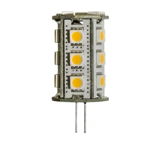 3.2W LED JC Bulb, 2-Pin Base, 232 lm, 12V, 3000K