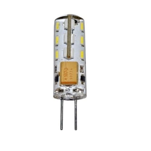 1.5W Waterproof LED JC Bulb, 2-Pin Base, 120 lm, 12V, 6400K