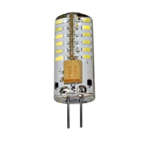 2.5W Waterproof LED JC Bulb, 2-Pin Base, 200 lm, 12V, 6400K