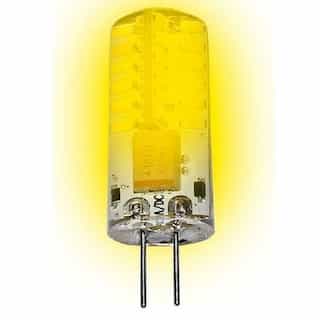 Dabmar 3W LED Corn Bulb, G4, Bi-Pin, 12V, Amber