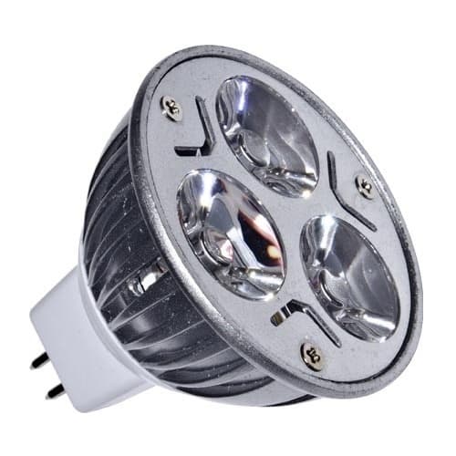 Dabmar 3W LED MR16 Bulb, 2-Pin Base, 12V, 2700K, Bronze