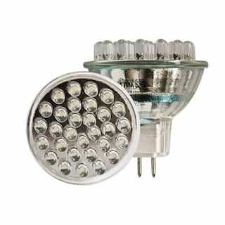 2.25W LED MR 16 Bulb, White LED, 2-Pin Base, 6400K