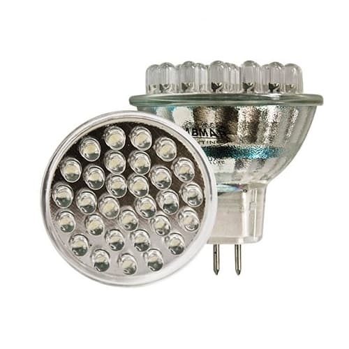 Dabmar 2.25W LED MR 16 Bulb, White LED, 2-Pin Base, 6400K