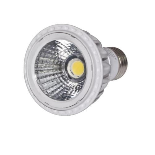 Dabmar 7W LED PAR20 Bulb, E26 Base, 120V-277V, 6400K