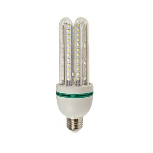 16W LED Corn Bulb, E26, 1550 lm, 85V-265V, 3000K