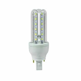 Dabmar 7W LED Corn Bulb, G24, 650 lm, 85V-265V, 6500K
