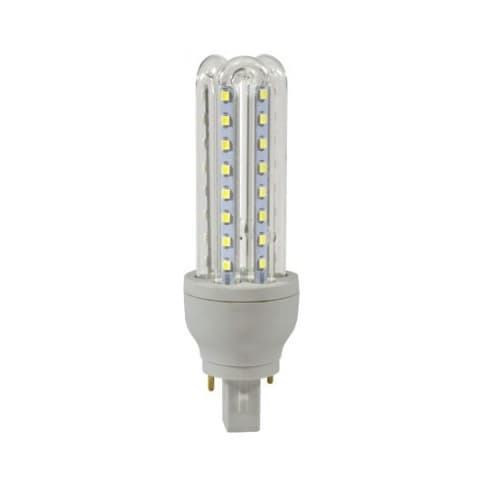 9W LED Corn Bulb, G24, 800 lm, 85V-265V, 3000K