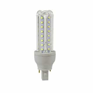 Dabmar 9W LED Corn Bulb, G24, 800 lm, 85V-265V, 3000K